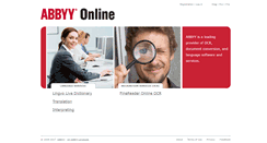 Desktop Screenshot of abbyyonline.com